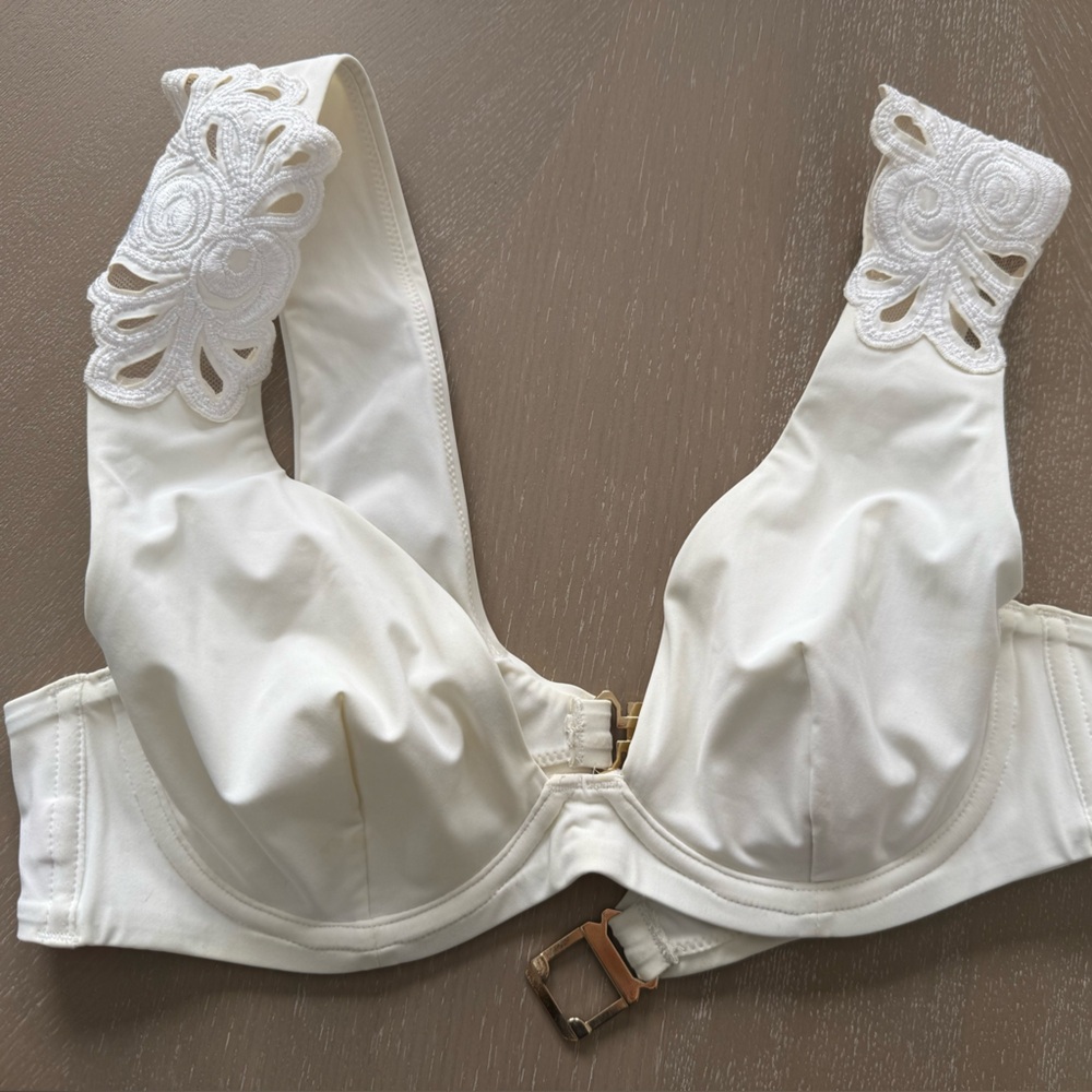 Agent Provocateur white bikini top